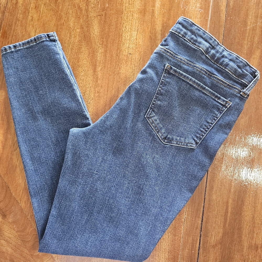 NYDJ Blue Straight Jeans Classic Style